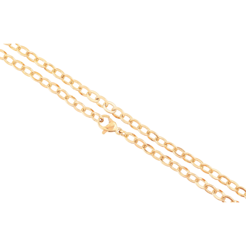 Цепочка Xuping Позолота 18K Плетение Якорное длинна 49см х 4мм фото №1