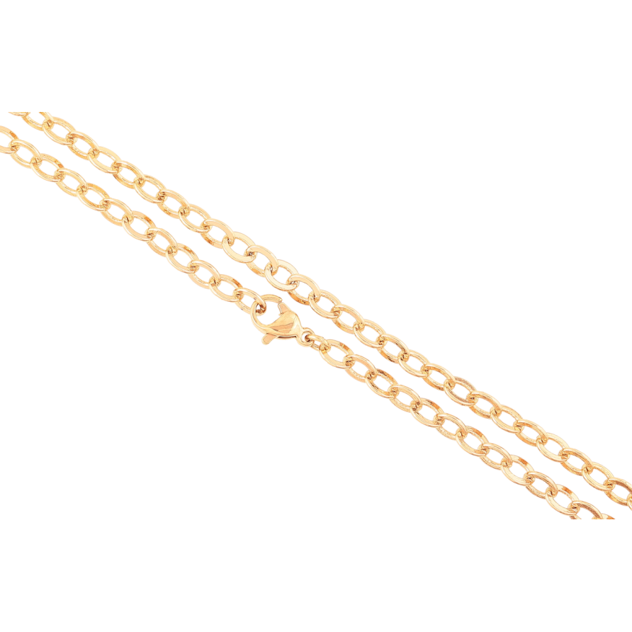 Цепочка Xuping Позолота 18K Плетение Якорное длинна 49см х 4мм фото №1