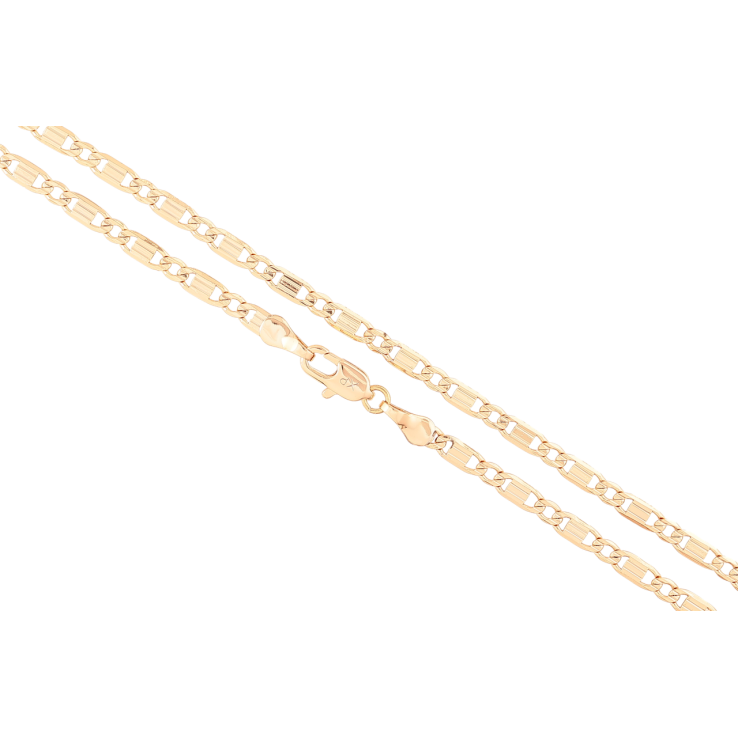 Цепочка Xuping Позолота 18K Плетение Морская цепь длинна 45см х 3мм фото №23