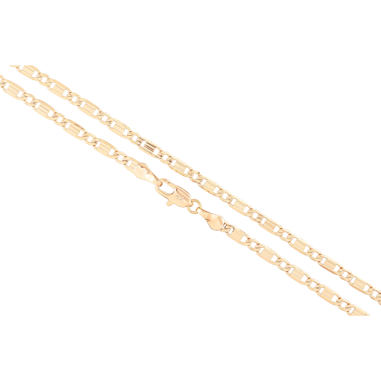 Цепочка Xuping Позолота 18K Плетение Морская цепь длинна 45см х 3мм фото №1