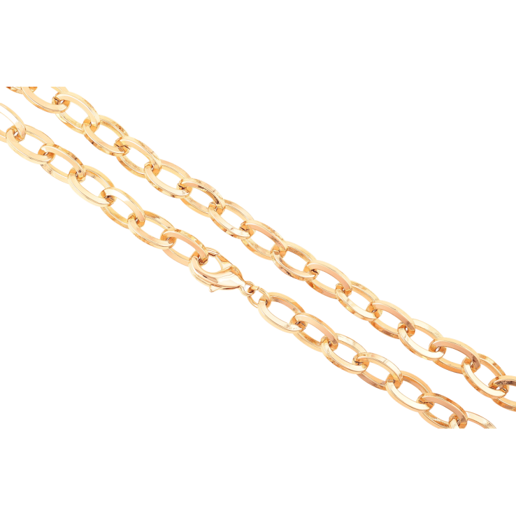 Цепочка Xuping Позолота 18K Плетение Якорное длинна 51см х 9мм фото №8