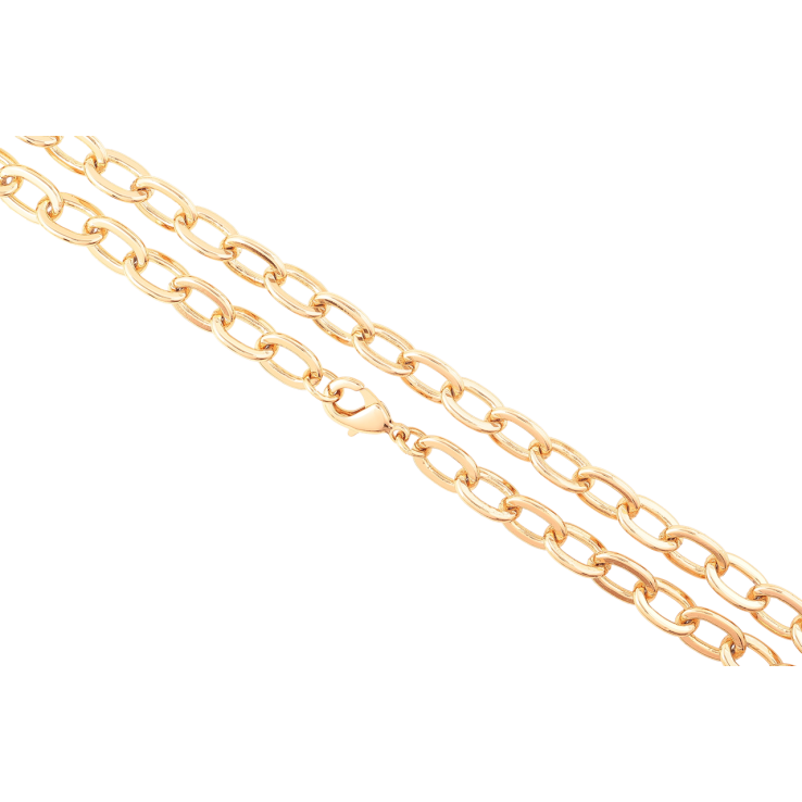 Цепочка Xuping Позолота 18K Плетение Якорное длинна 50см х 8мм фото №9