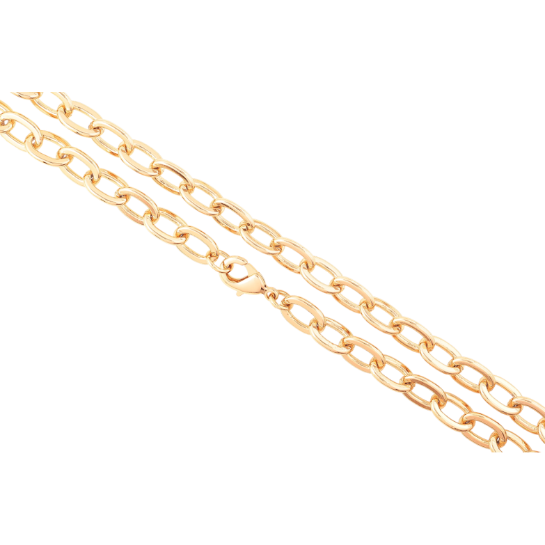 Ланцюжок Xuping Позолота 18K «Плетіння Якірне» довжина 50см х 8мм фото №1