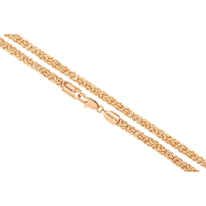 Цепочка Xuping Позолота 18K Плетение Лисий хвост длинна 45см х 4мм фото №1