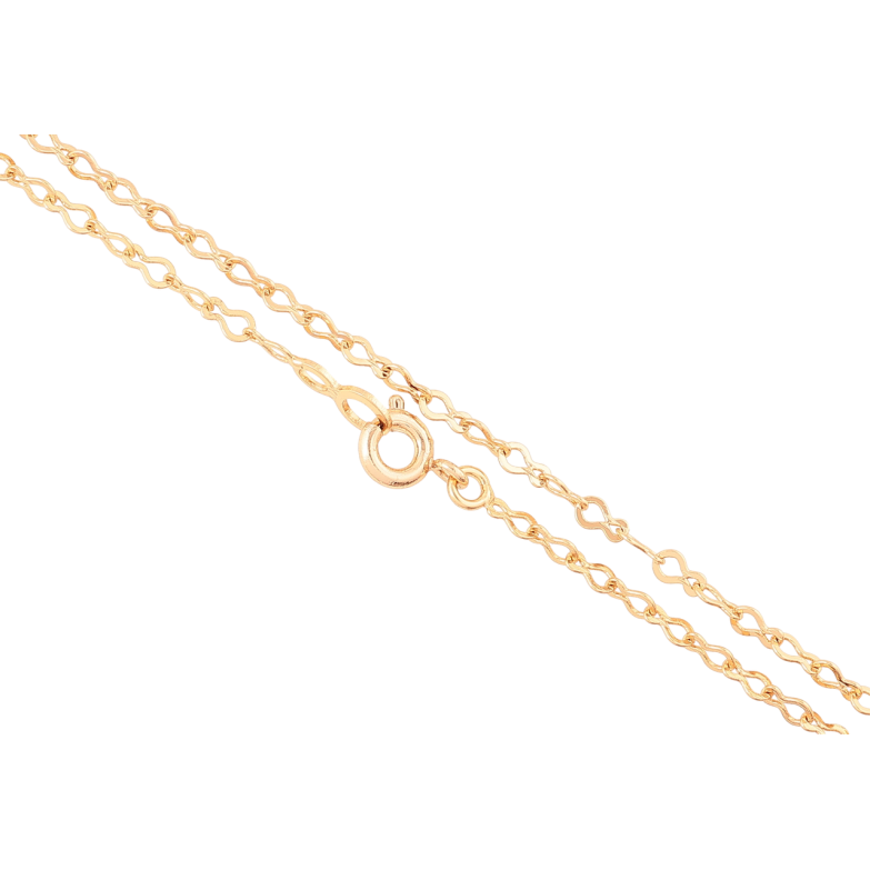 Цепочка Xuping Позолота 18K Плетение Восьмерка длинна 44см х 2.5мм фото №11