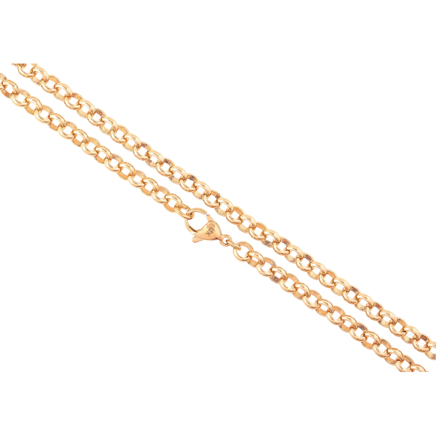 Цепочка Xuping Позолота 18K Плетение Ролло длинна 45см х 4.5мм фото №1