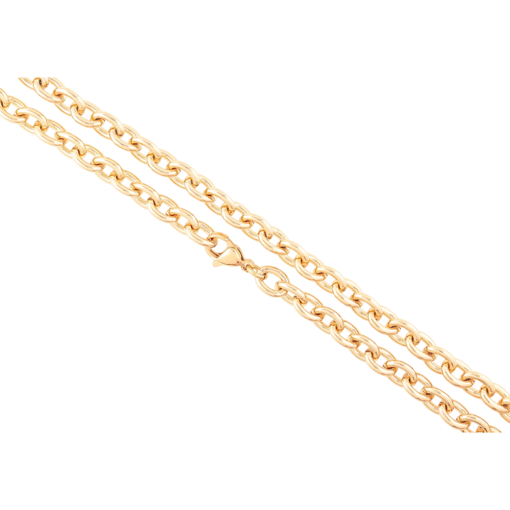 Цепочка Xuping Позолота 18K Плетение Якорное длинна 45см х 6мм фото №11