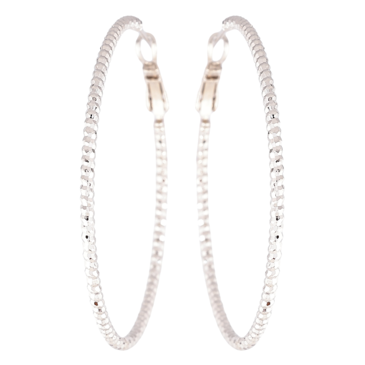 Сережки Xuping Родій кільця (конго) Декоративний візерунок ø 5см фото №6