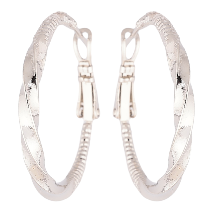 Сережки Xuping Родій кільця (конго) Декоративний візерунок ø 3см фото №10