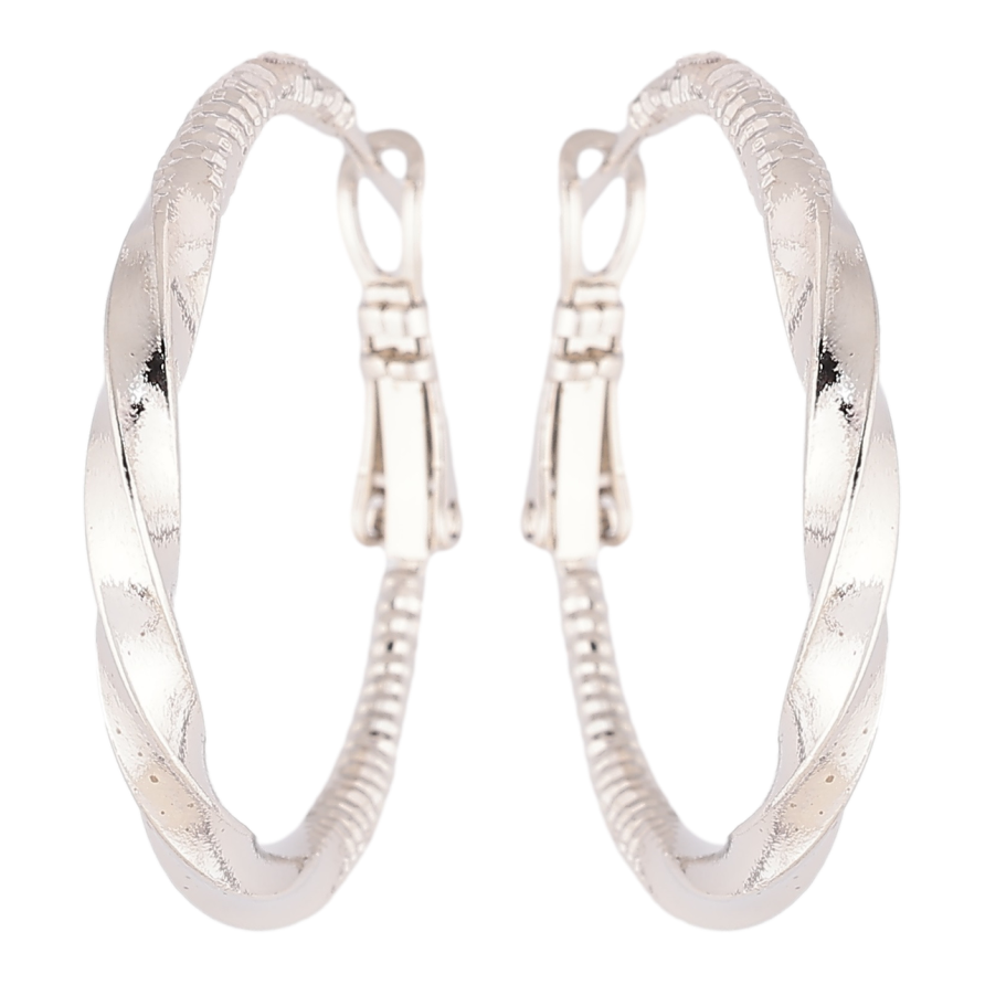 Сережки Xuping Родій кільця (конго) Декоративний візерунок ø 3см фото №1