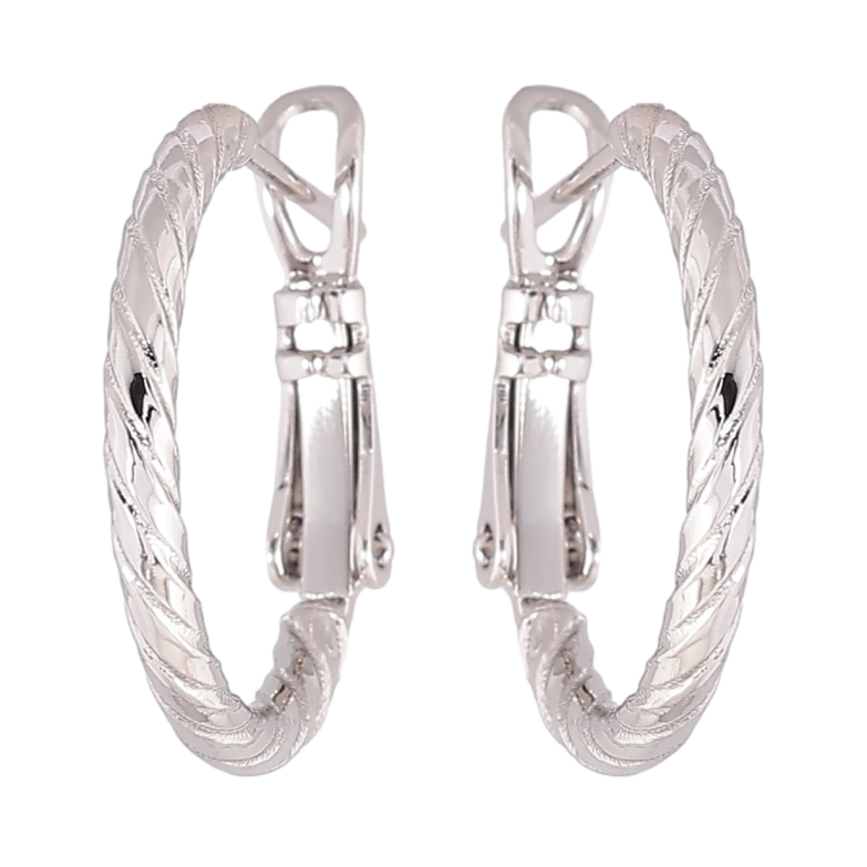 Сережки Xuping Родій кільця (конго) Декоративний візерунок ø 2см фото №11