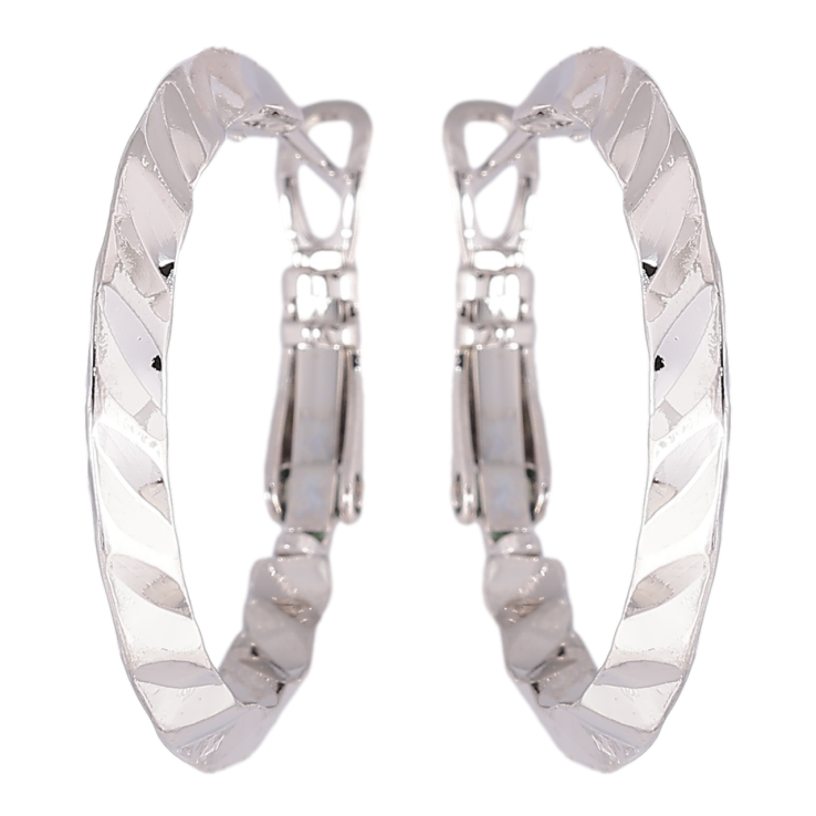 Сережки Xuping Родій кільця (конго) Декоративний візерунок ø 2.5см фото №17