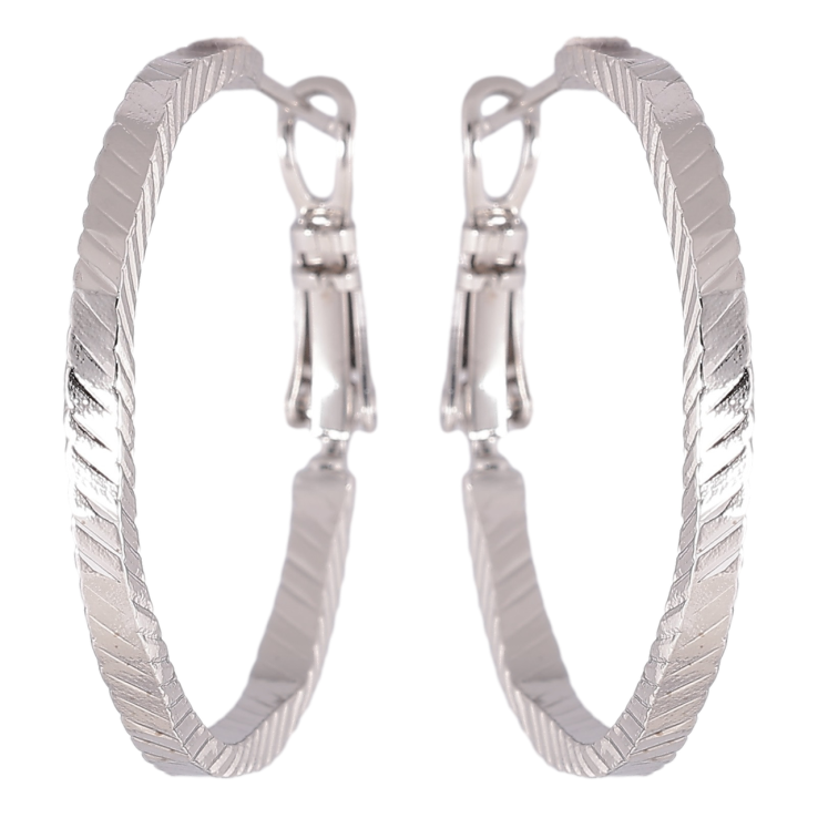 Сережки Xuping Родій кільця (конго) Декоративний візерунок ø 3см фото №11