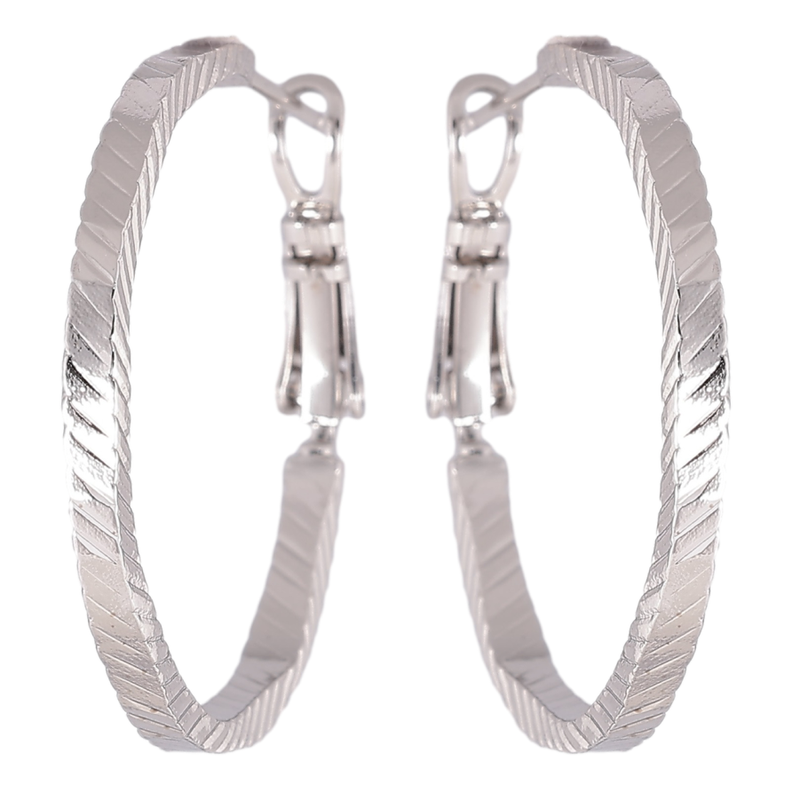 Сережки Xuping Родій кільця (конго) Декоративний візерунок ø 3см фото №1