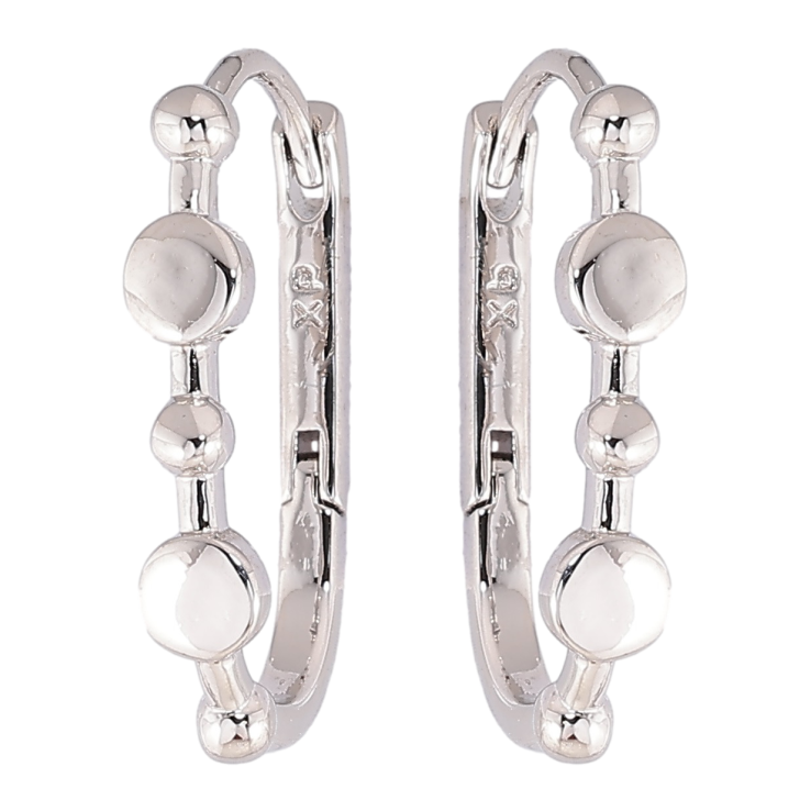 Серьги Xuping Родий колечки Декоративный узор фото №16 Серьги Xuping Родий колечки Декоративный узор фото №16