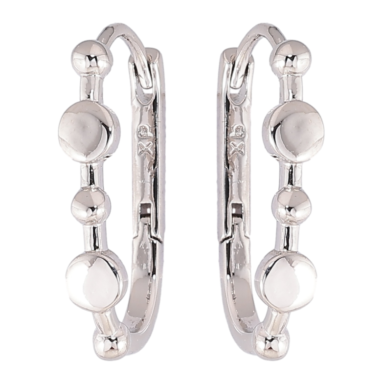 Сережки Xuping Родій колечка «Декоративний візерунок» фото №1