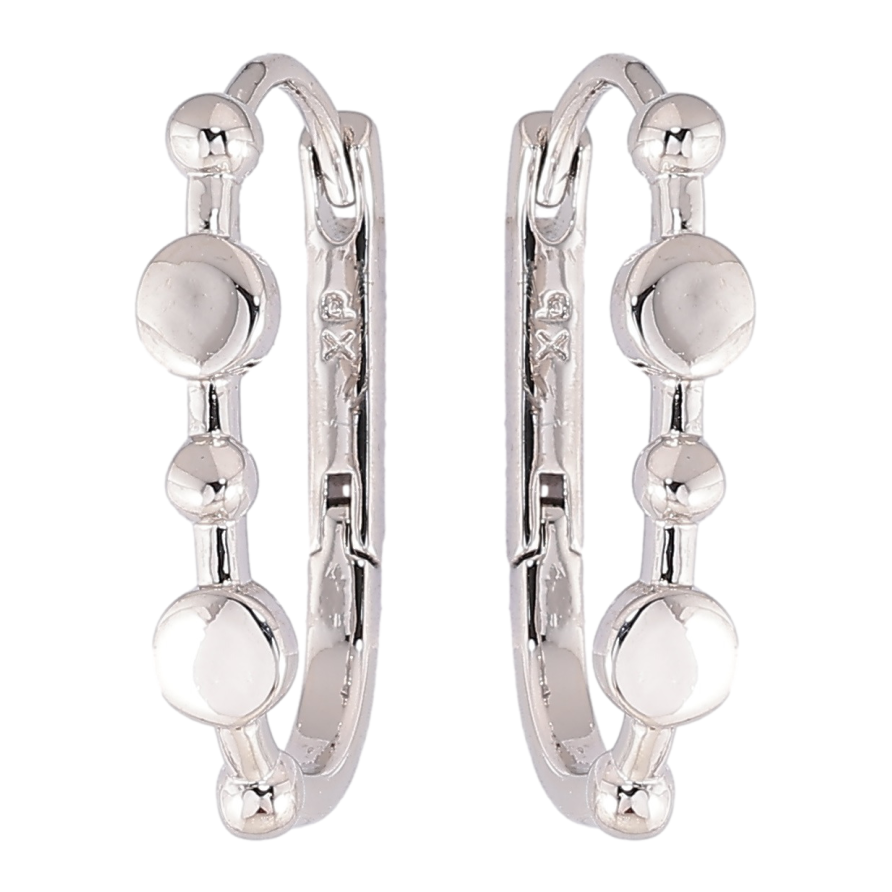 Сережки Xuping Родій колечка «Декоративний візерунок» фото №1