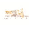 Сережки Xuping Позолота 18K англійський замок «Інкрустація цирконієм» фото №2