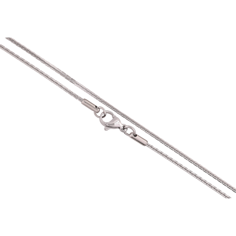 Ланцюжок Xuping ТТМ Stainless Steel колір Родій «Плетіння Фантазійне довжина 50см х 1.5мм фото №1 Ланцюжок Xuping ТТМ Stainless Steel колір Родій «Плетіння Фантазійне довжина 50см х 1.5мм фото №1