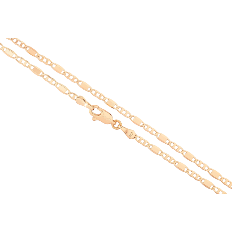 Цепочка Xuping Позолота 18K Плетение Морская цепь длинна 45см х 2.5мм фото №24