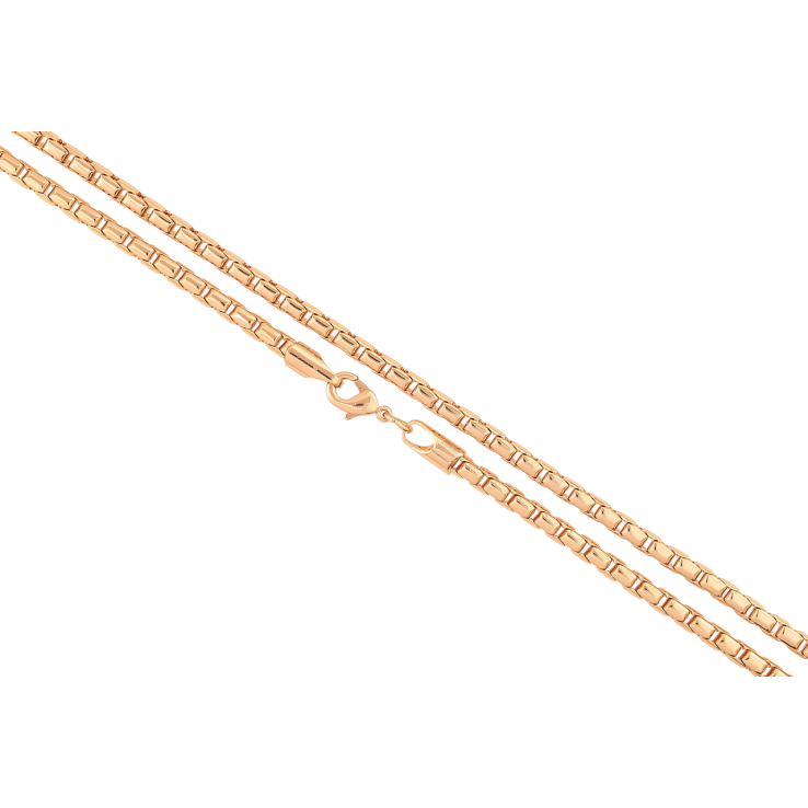 Цепочка Xuping Позолота 18K Плетение Венецианское длинна 45см х 3мм фото №2