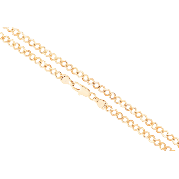 Цепочка Xuping Позолота 18K Плетение Ромб длинна 45см х 6мм фото №18