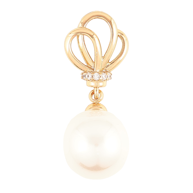 Кулон Xuping Позолота 18K Жемчужная подвеска, ø 12мм для цепочки до 2мм фото №4