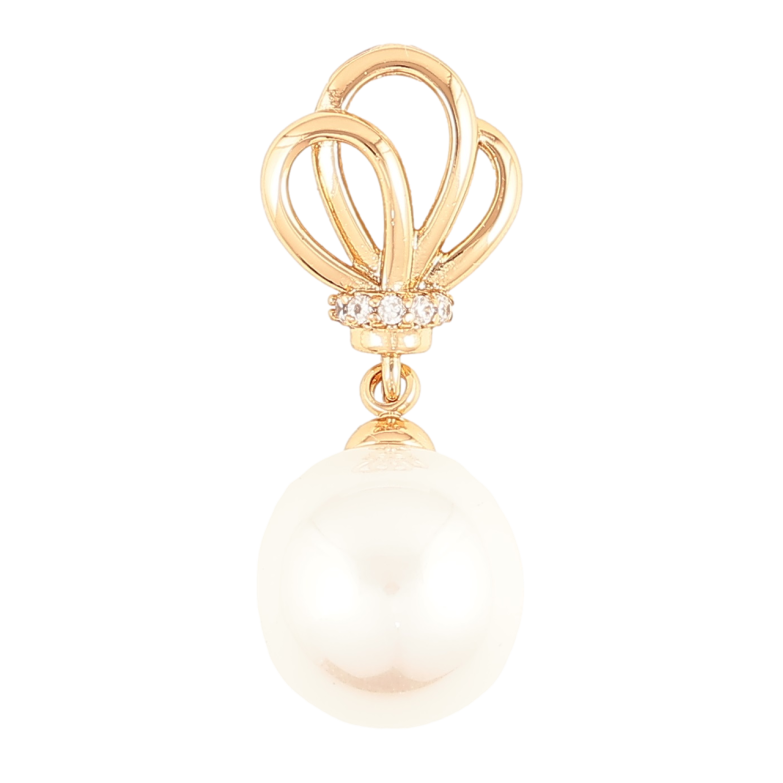 Кулон Xuping Позолота 18K «Перлова підвіска, ø 12мм» для ланцюжка до 2мм фото №1