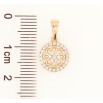 Кулон Xuping Позолота 18K «Квітковий візерунок з цирконієм» для ланцюжка до 5мм фото №2