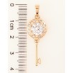 Кулон Xuping Позолота 18K «Ключик» для ланцюжка до 6мм фото №2 Кулон Xuping Позолота 18K «Ключик» для ланцюжка до 6мм фото №2