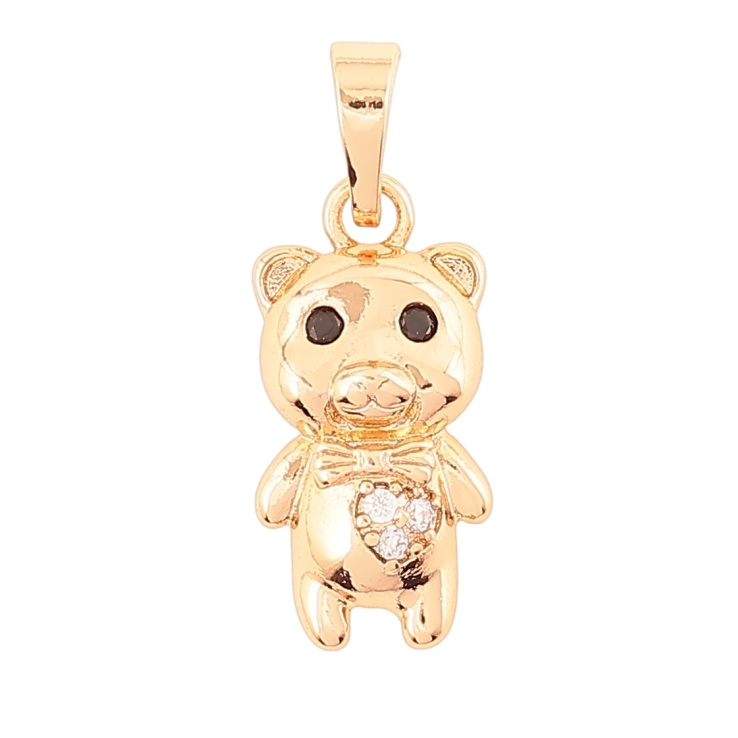 Кулон детский Xuping Позолота 18K Котенок с цирконием для цепочки до 5мм фото №16