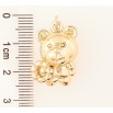 Кулон детский Xuping Позолота 18K Мишка для цепочки до 2мм фото №2