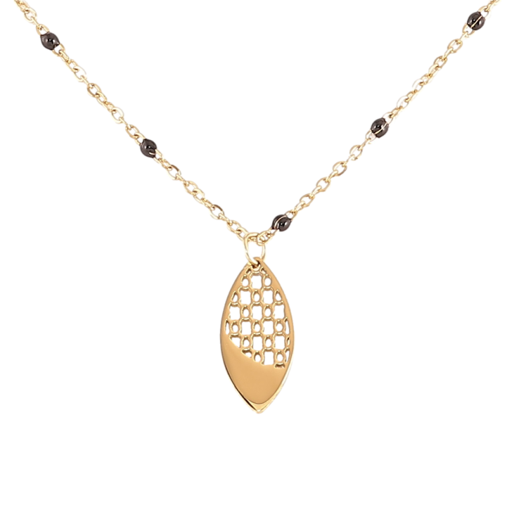 Підвіска на ланцюжку Xuping ТТМ Stainless Steel колір 14К «Різьблена підвіска» дл. 45-50см х 1.5мм фото №17