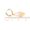 Серьги Xuping Позолота 18K подвески на колечках Замочки-сердечки с ключиками фото №2