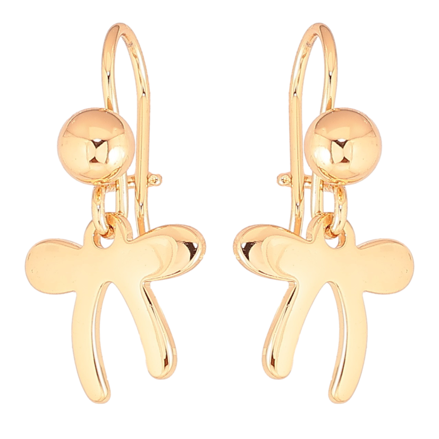 Сережки Xuping Позолота 18K французький замок «Кульки з бантами» фото №1