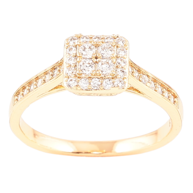 Каблучка Xuping Позолота 18K «Інкрустація цирконієм» фото №1