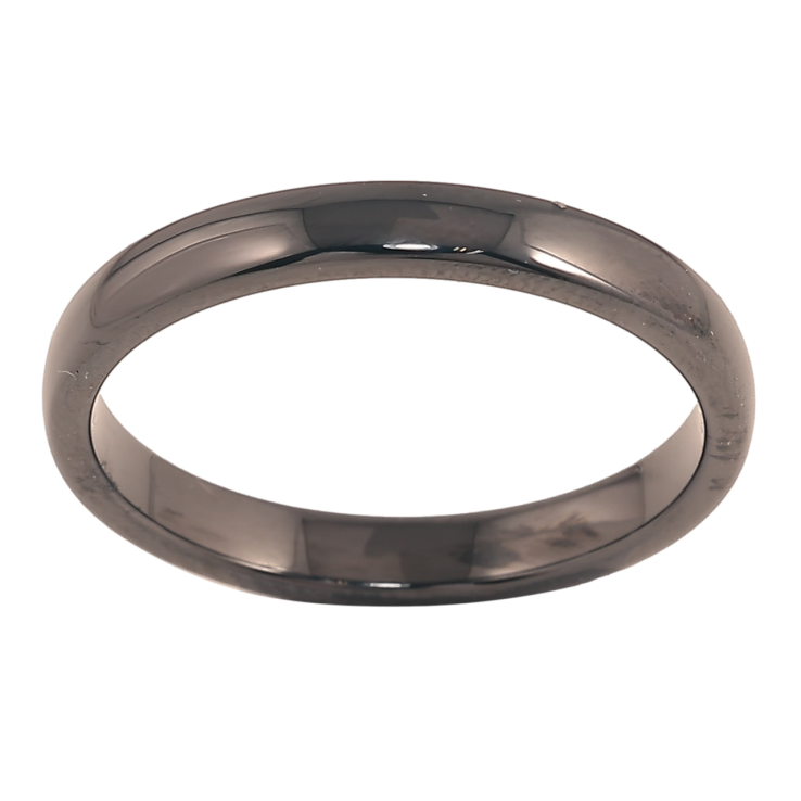 Каблучка Xuping Кераміка Графітова кераміка, шир. 2.7мм» фото №23