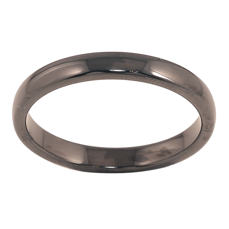 Каблучка Xuping Кераміка Графітова кераміка, шир. 2.7мм» фото №1