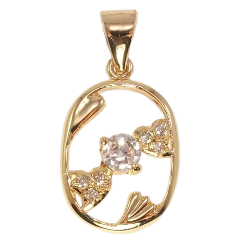 Кулон Fallon Позолота 18K Романтичний орнамент із цирконієм фото №17