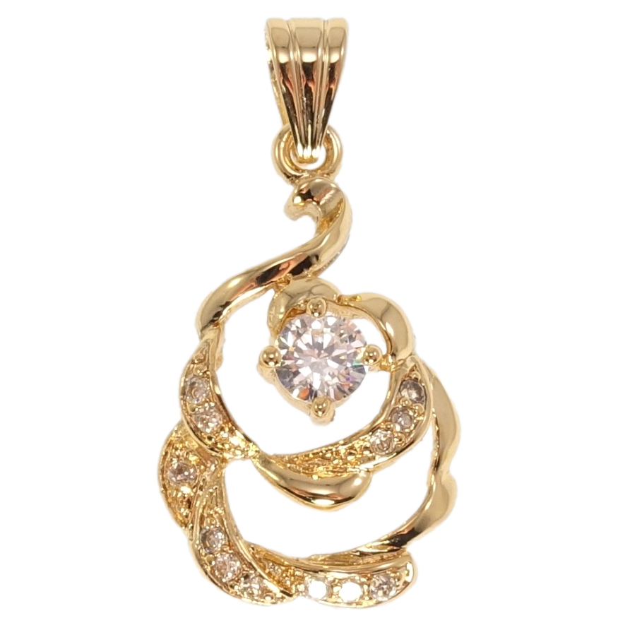 Кулон Fallon Позолота 18K Декоративна квітка фото №1 Кулон Fallon Позолота 18K Декоративна квітка фото №1