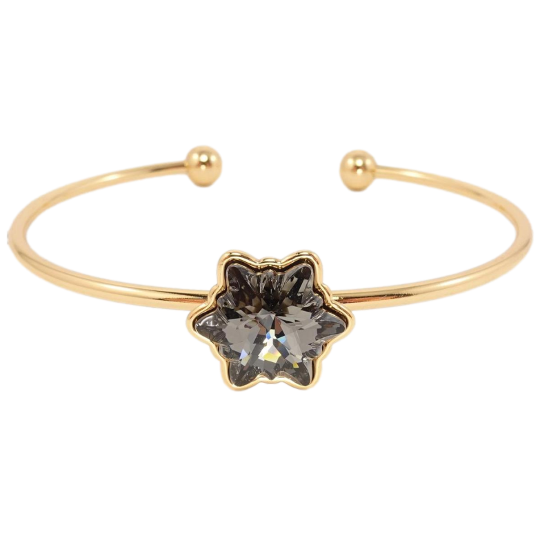 Браслет Xuping колір 18K із кристалами Swarovski Кристал Едельвейс ø 6,5 см фото №1