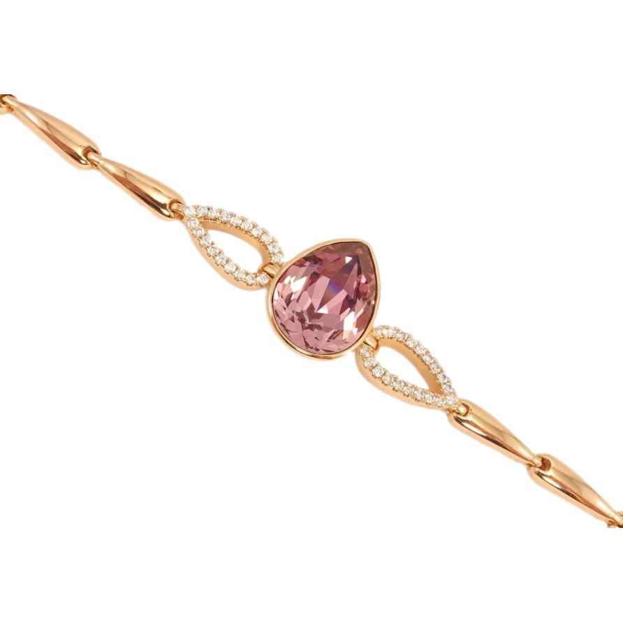 Браслет Xuping цвет 18K с кристаллами Swarovski Кристалл Rose доп. замок на два размера 16.5,19см фото №1
