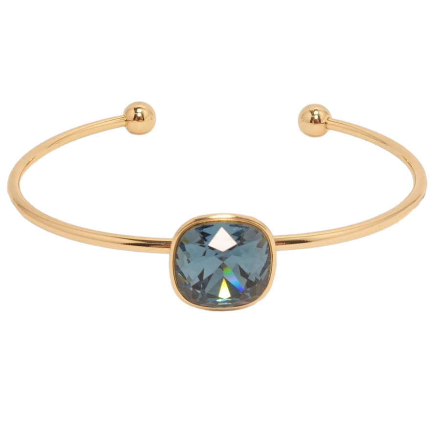 Браслет Xuping колір 18K з кр-ми Swarovski Кристал Montana ø 6,5см фото №1