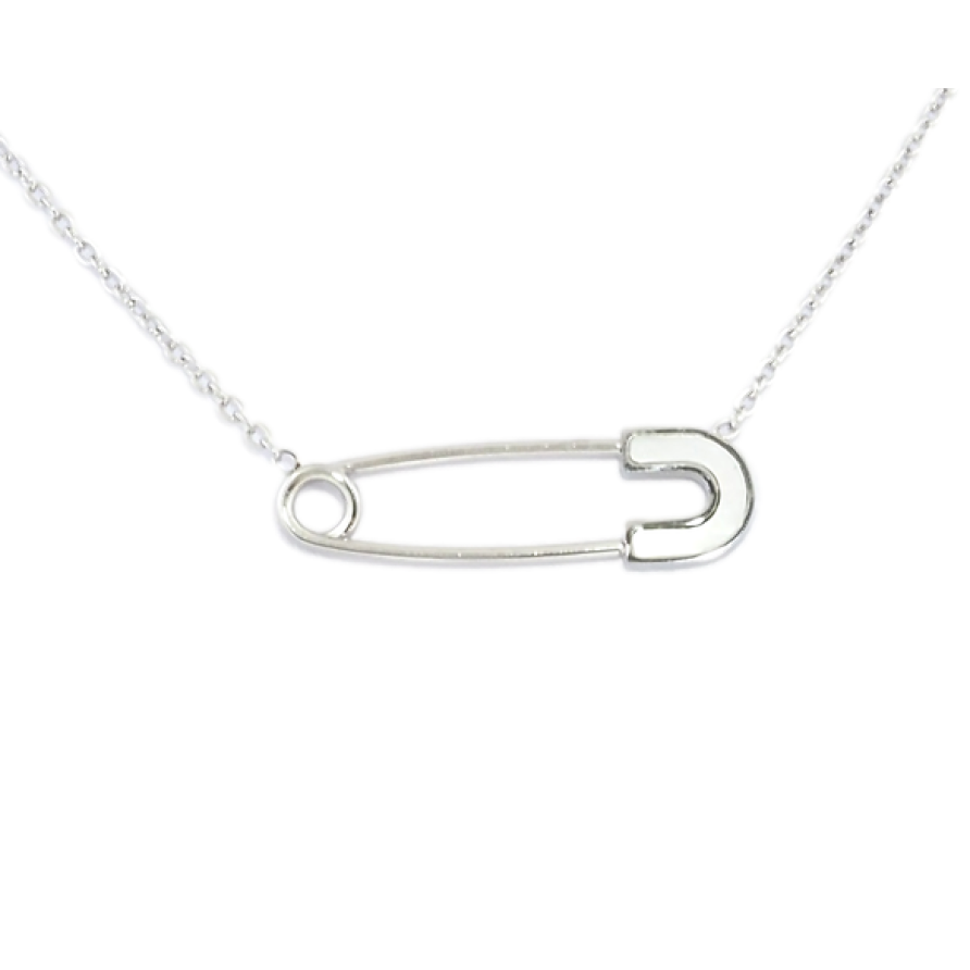 Подвеска на цепочке Xuping ТТМ Stainless Steel цвет Родий Булавка длина 49-54см х 1мм фото №1