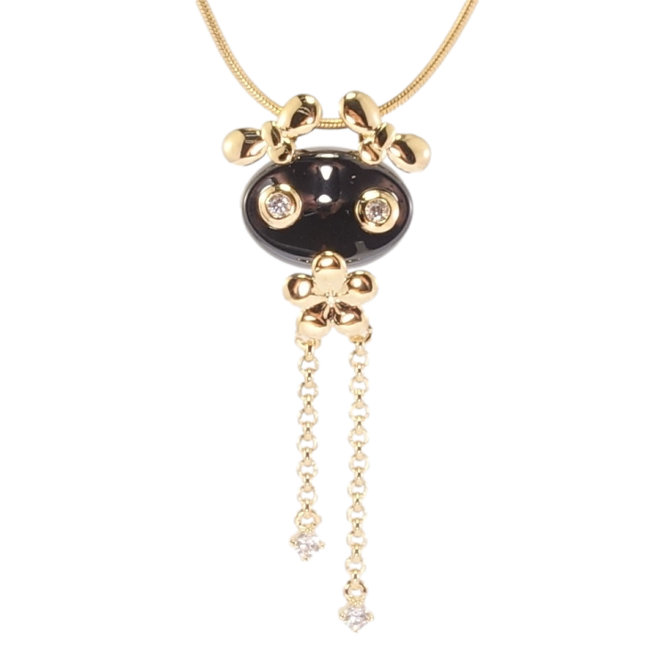 Кулон на ланцюжку Xuping Позолота 18K Дівчинка довжина 42,5-47,5см х 1мм фото №20