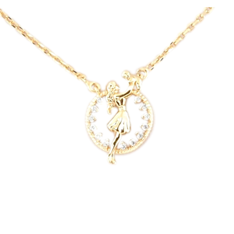 Підвіска на ланцюжку Xuping Позолота 18K Щастя материнства довжина з доп. цепочкою 45-49см х 1мм фото №1