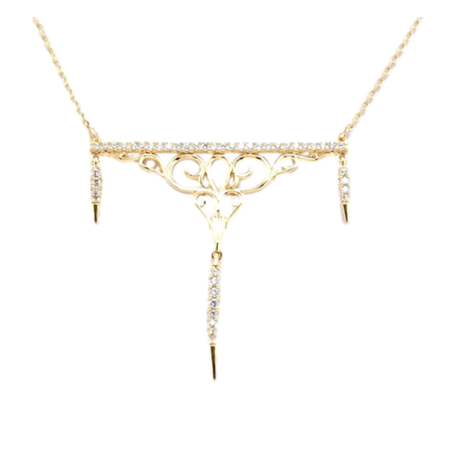 Підвіска на ланцюжку Xuping Позолота 18K Елегантність довжина 43-46см х 1мм фото №1