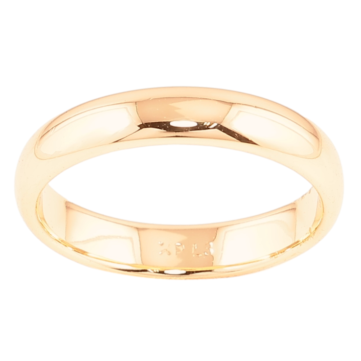 Каблучка Xuping M&L Колір 18K Обручка, ширина 4мм фото №6