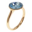 Кольцо Xuping цвет 18K с кр-ми Swarovski Кристалл Aquamarine ø 11мм фото №2
