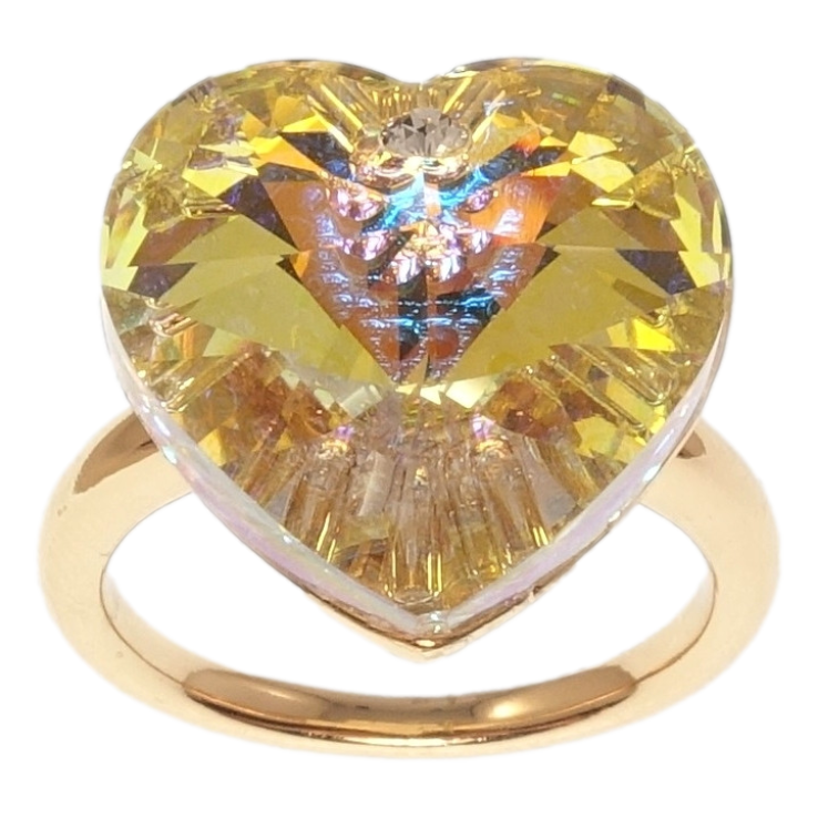 Каблучка Xuping колір 18K з кр-ми Swarovski Кристальне серце Sunshine Delite фото №24 Каблучка Xuping колір 18K з кр-ми Swarovski Кристальне серце Sunshine Delite фото №24